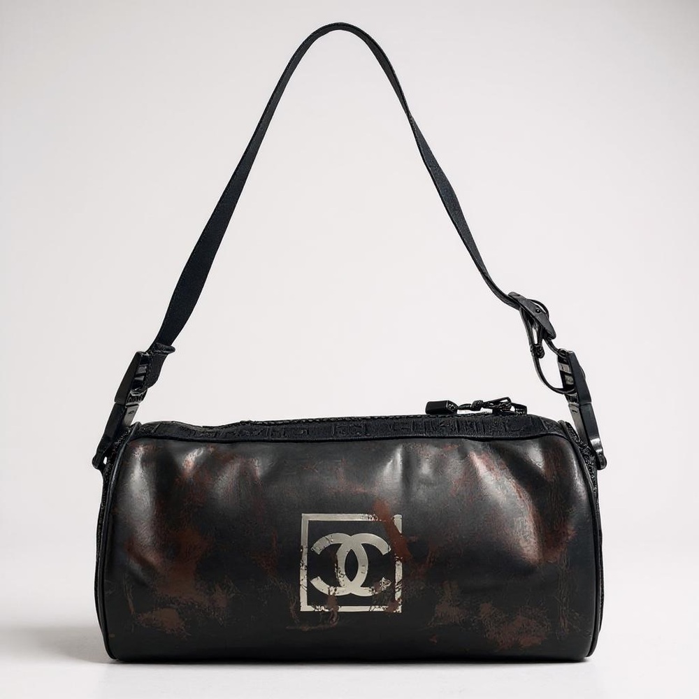 CHANEL Black Sport Ligne with Interlocking Logo CC